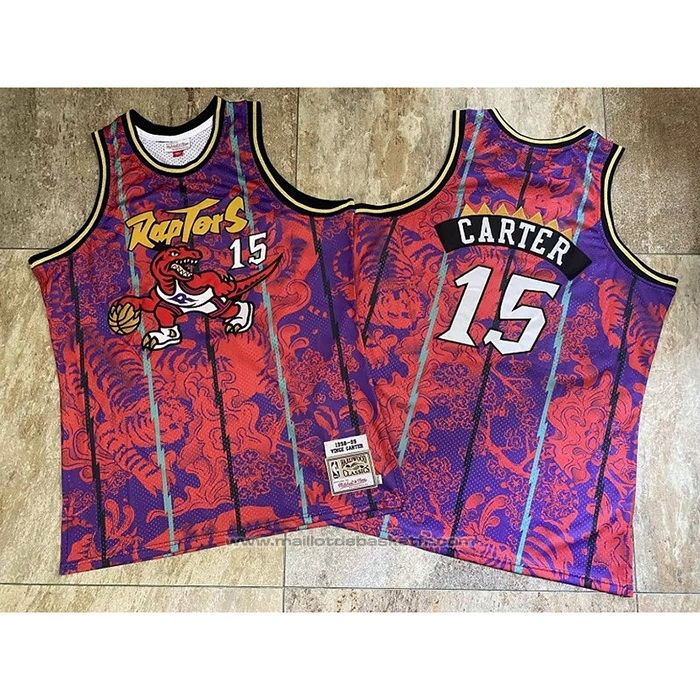 Maillot Toronto Raptors Vince Carter #15 Special Year of The Tiger Rouge
